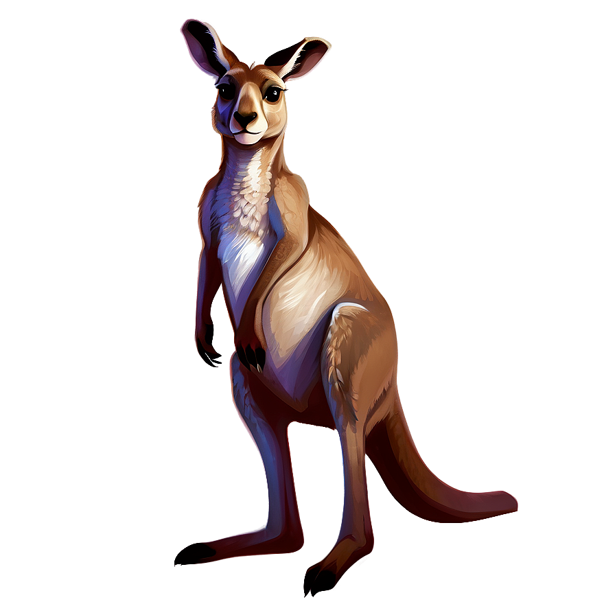 Kangaroo Illustration Png Hol