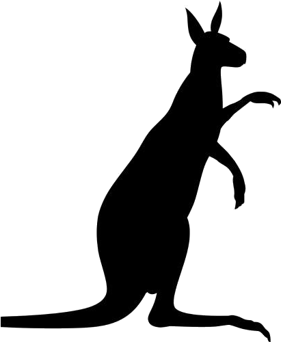 Kangaroo Silhouette Profile