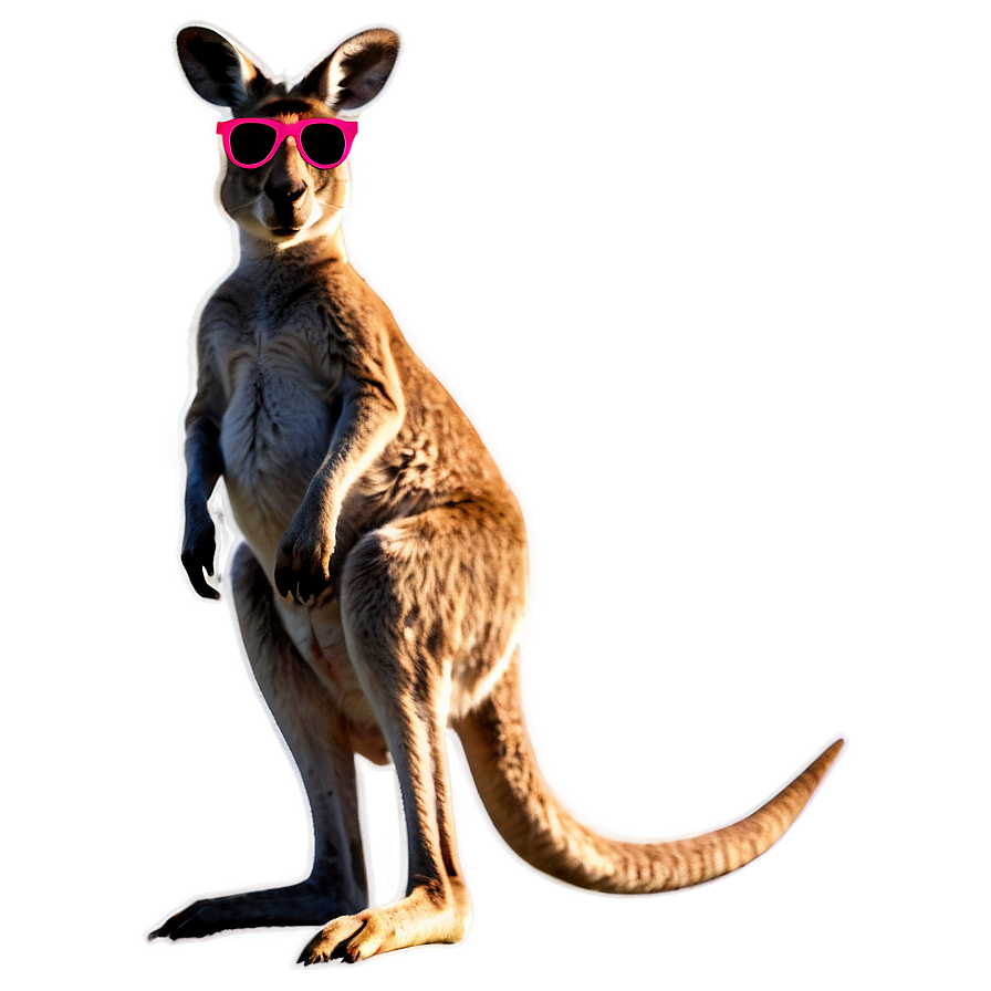 Kangaroo With Sunglasses Png 05212024