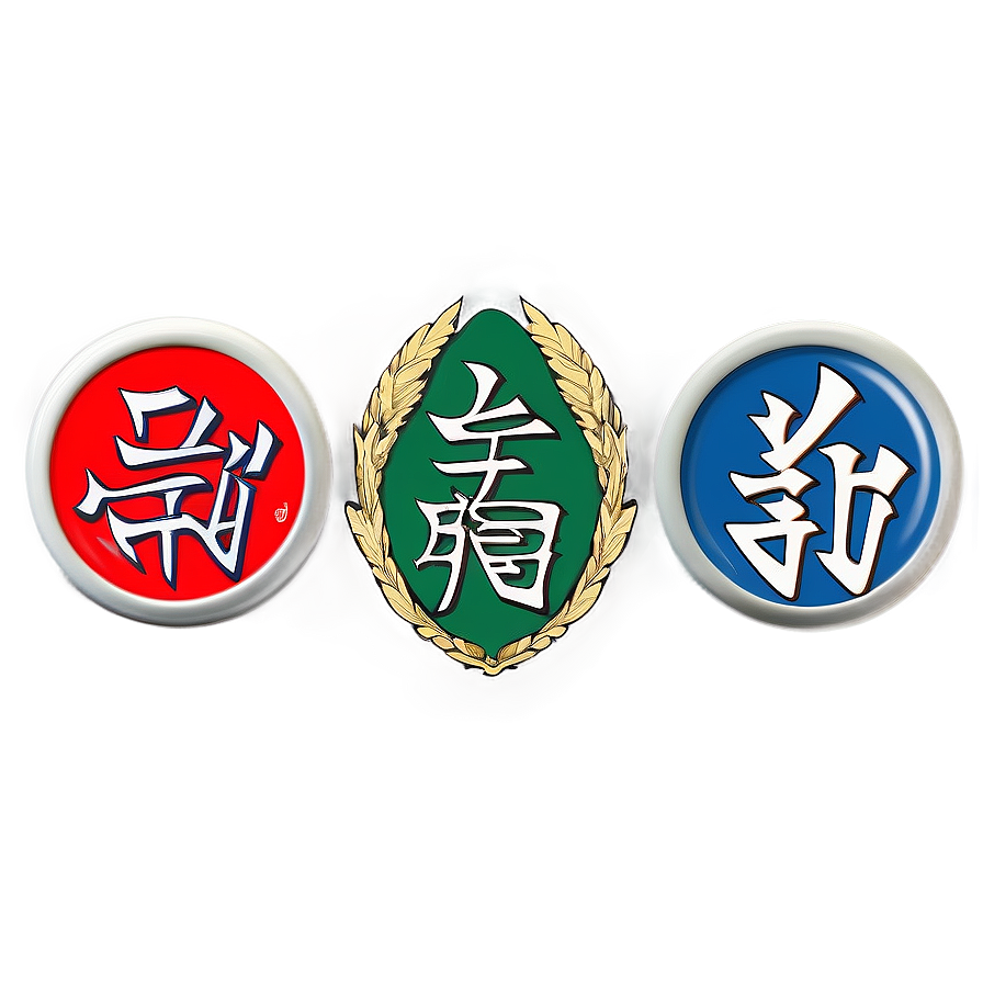 Kanji Courage Badge Png 06272024