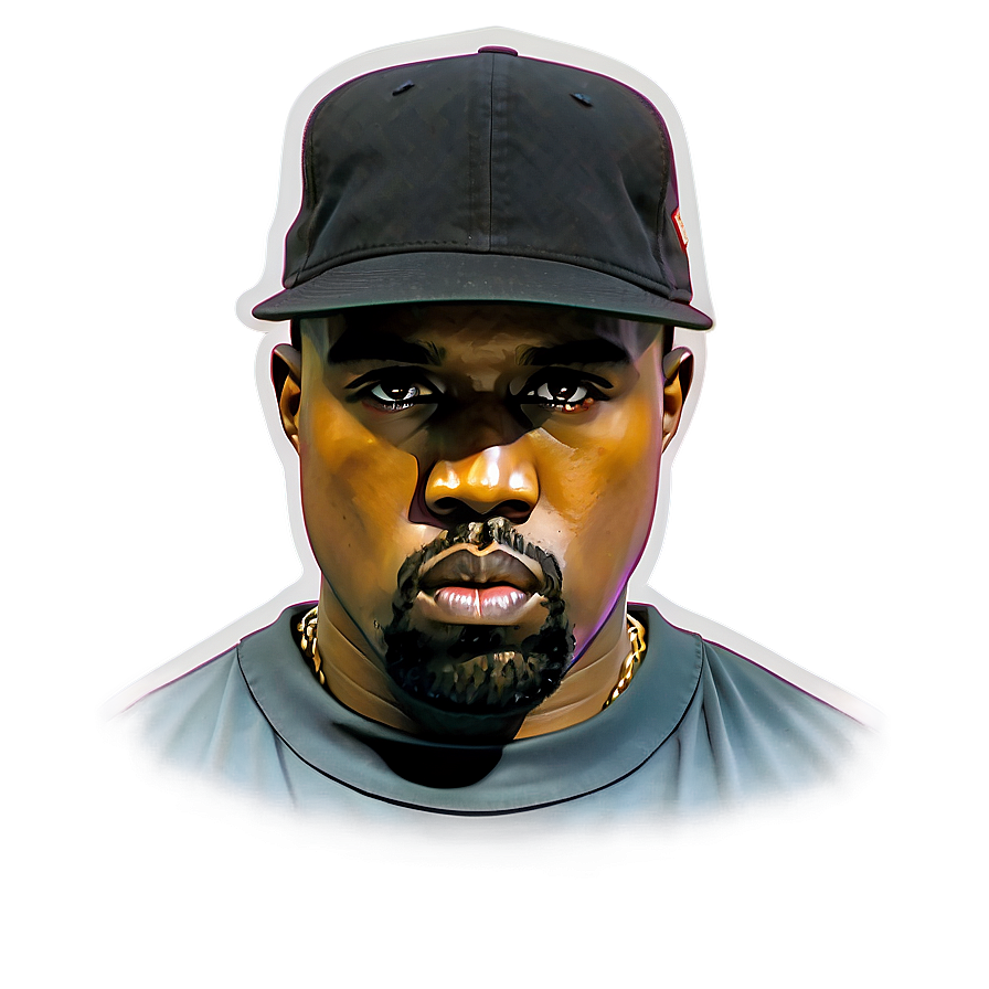 Kanye West In Hat Png Usx50