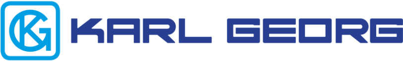 Karl Georg Logo Blue Background