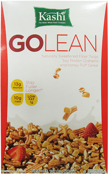 Kashi G O L E A N Cereal Box