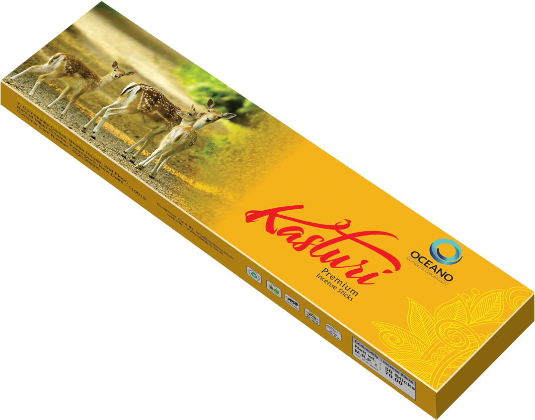 Kasturi Premium Incense Sticks Packaging