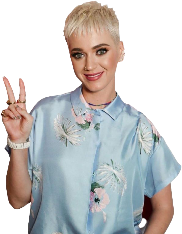 Katy Perry Peace Sign