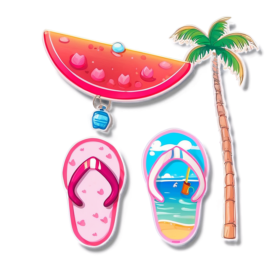 Kawaii Beach Summer Png Tmm