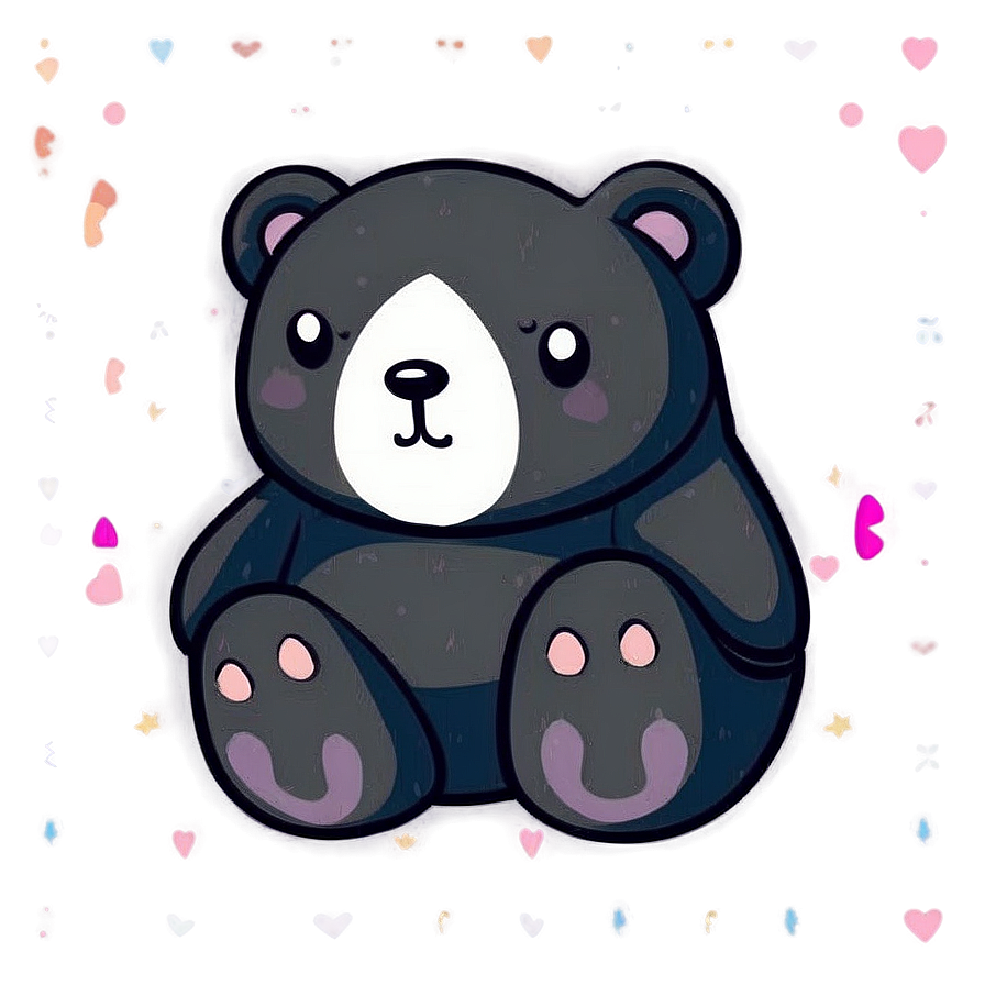 Kawaii Bear Character Png 88