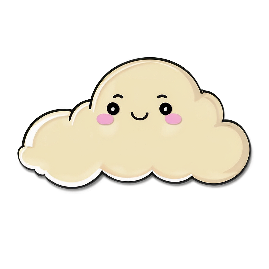 Kawaii Cloud Cartoon Png Mrr