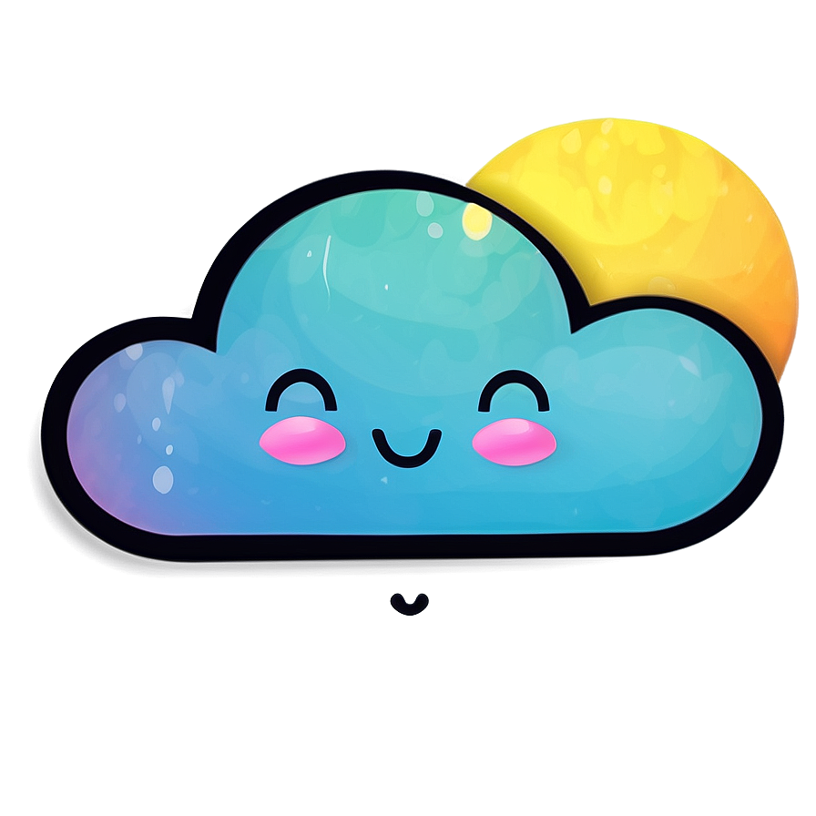 Kawaii Cloud Design Png Ofe4