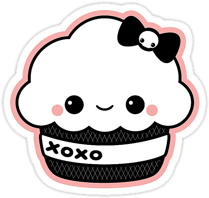 Kawaii Cloud Sticker X O X O