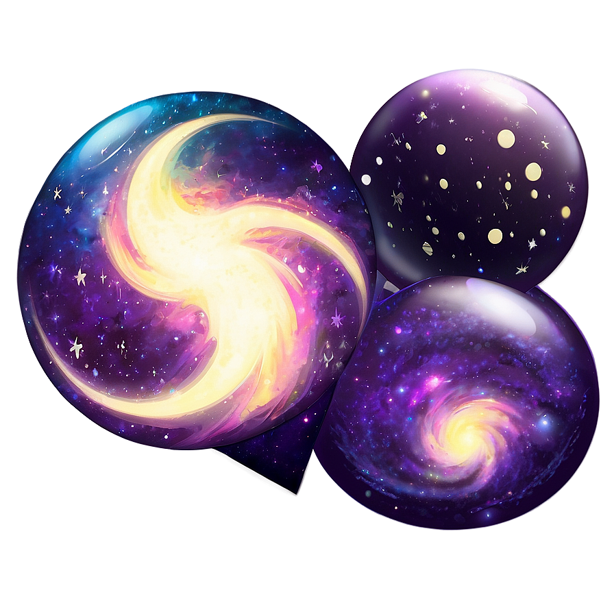 Kawaii Galaxy Theme Png 34