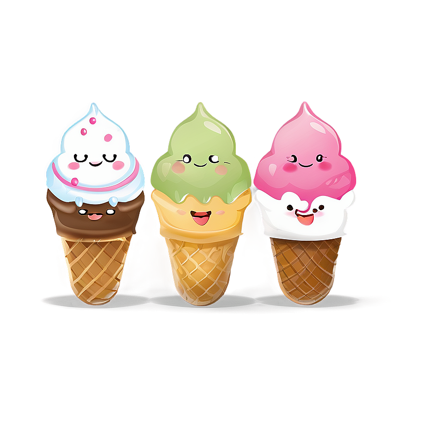 Kawaii Ice Cream Graphics Png 05062024