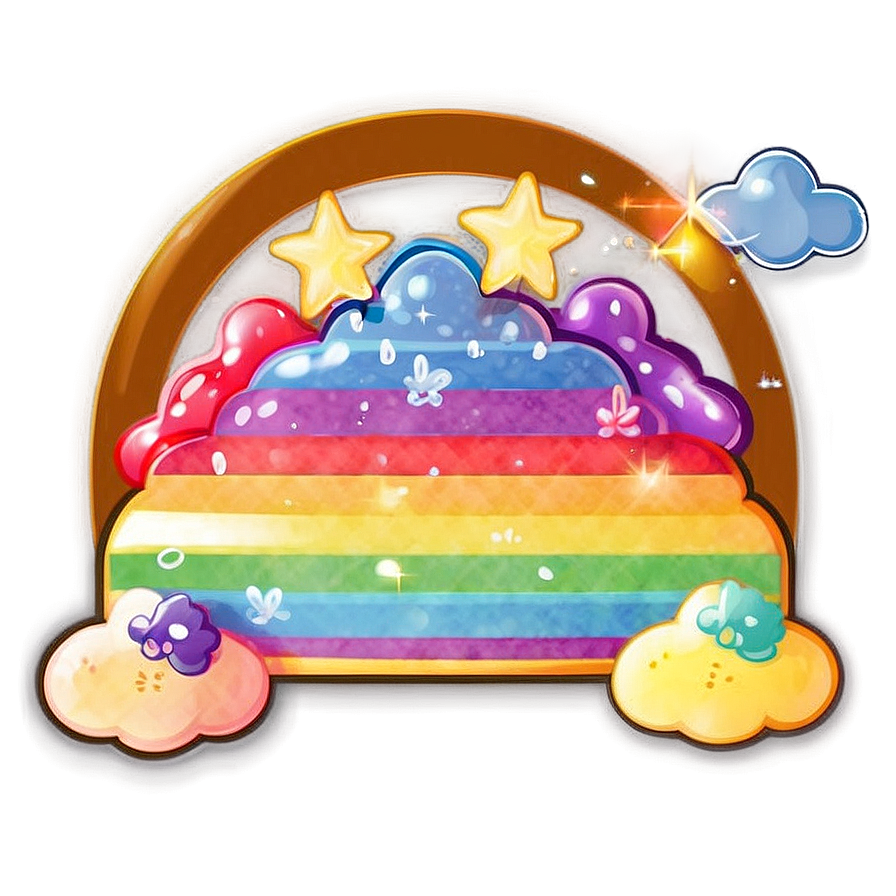 Kawaii Pastel Rainbow Png 05062024