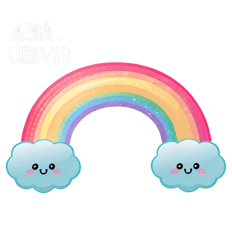 Kawaii Pastel Rainbow Png 05062024