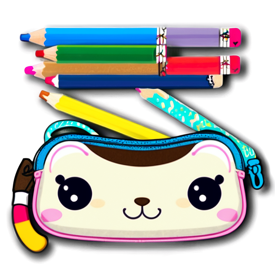 Kawaii Pencil Case Png 65