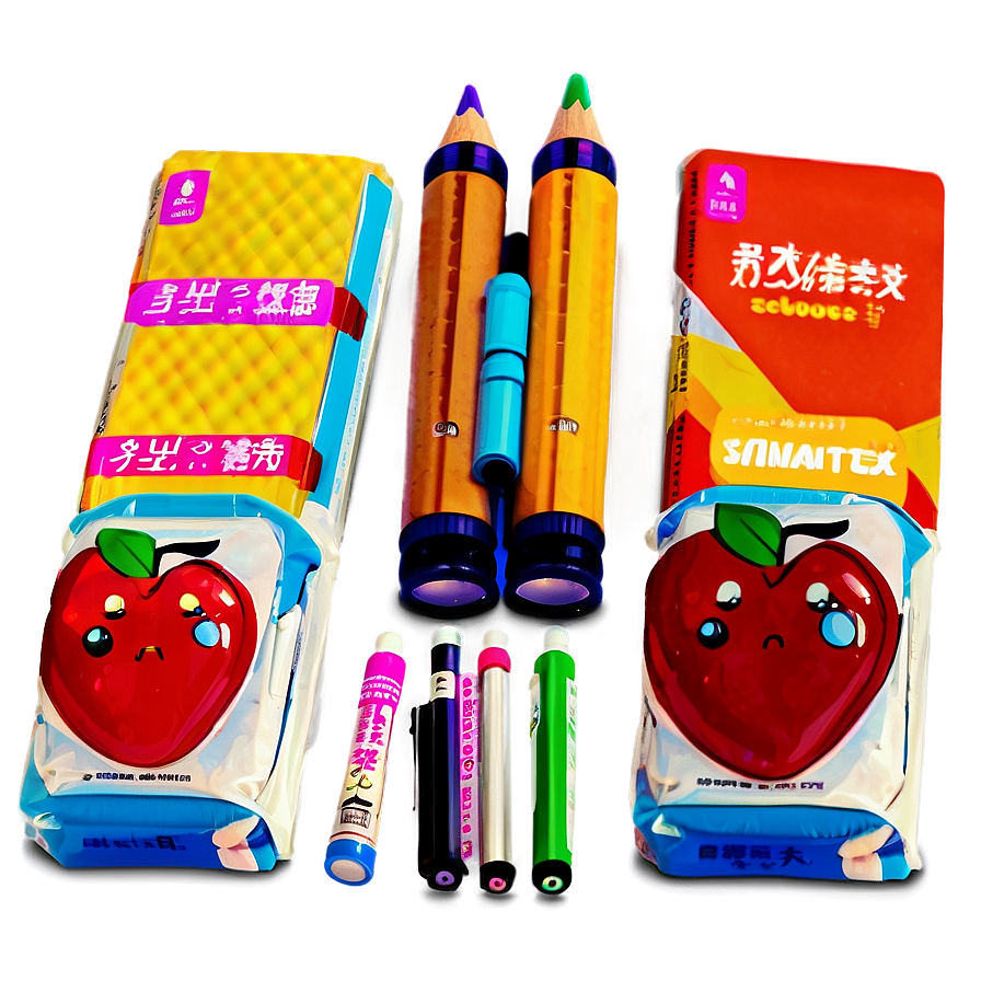 Kawaii School Supplies Png Jkb24