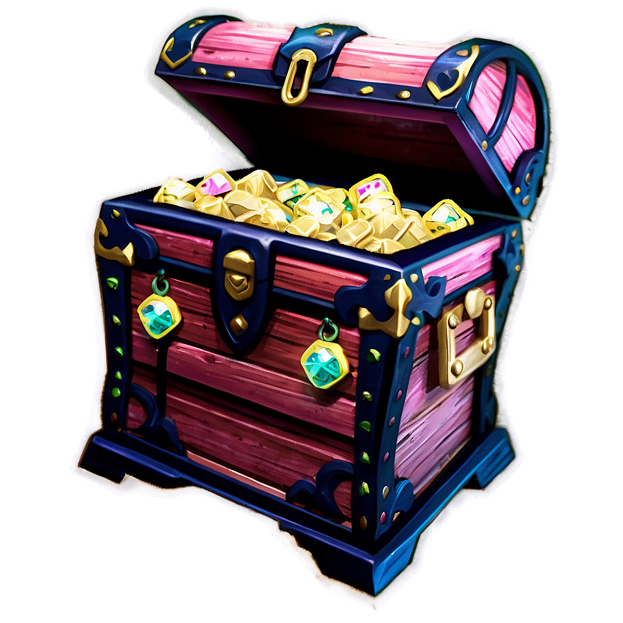 Kawaii Treasure Chest Png Btf63