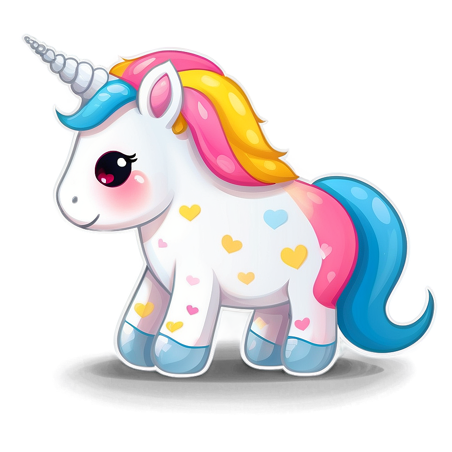 Kawaii Unicorn Clipart Png 06262024