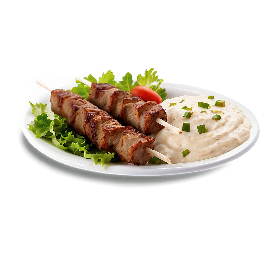 Kebab With Dip Png Dni