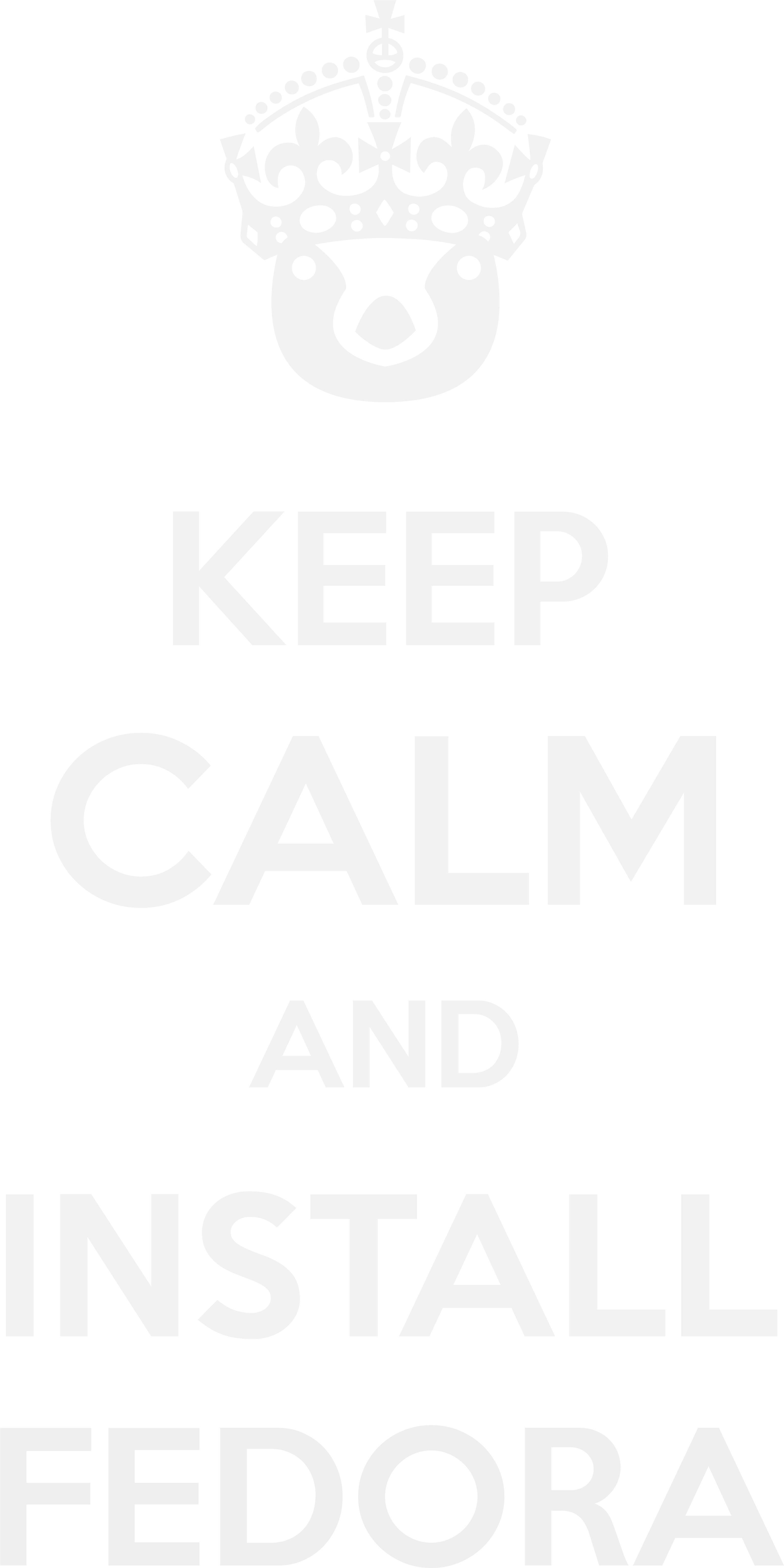 Keep Calm Install Fedora Poster