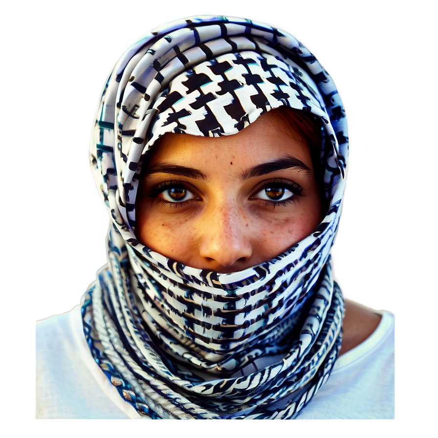 Keffiyeh Inspired Artwork Png 64