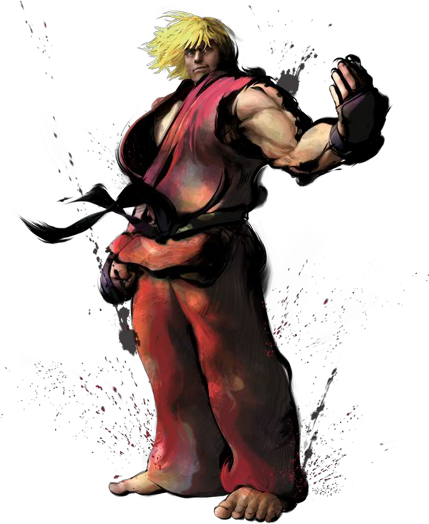 Ken Masters Street Fighter Artwork