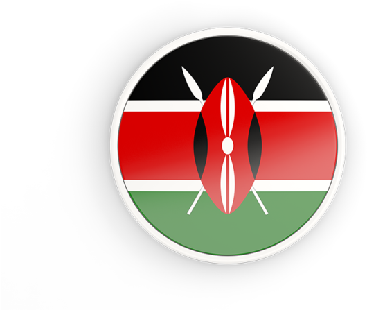 Kenyan_ Flag_ Button