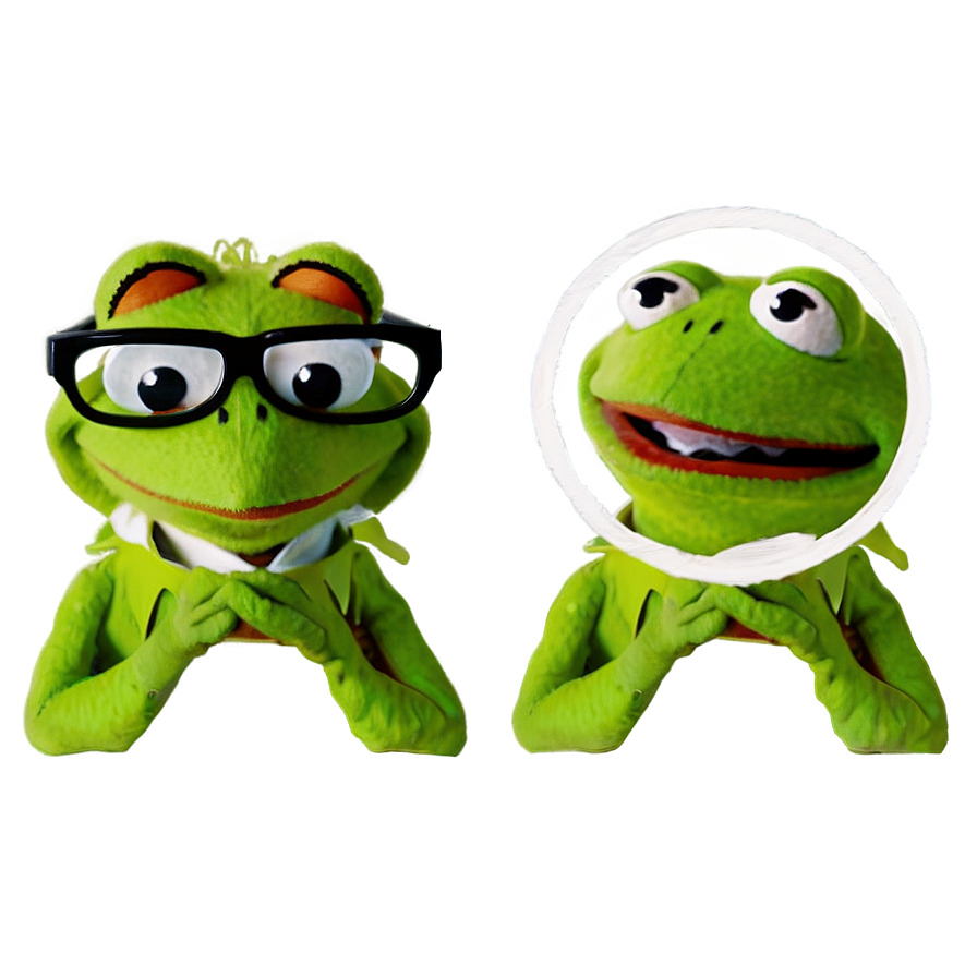 Kermit With Glasses Png 05232024