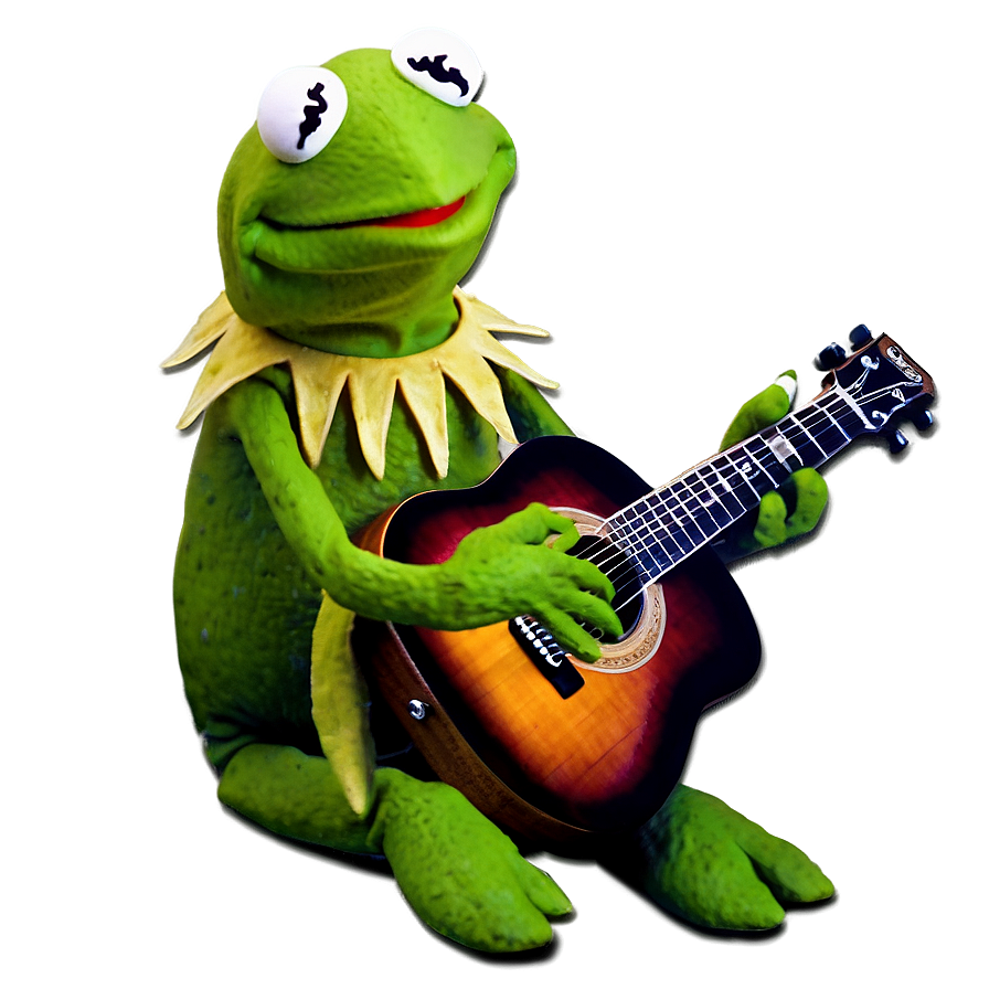 Kermit With Guitar Png Wgy35