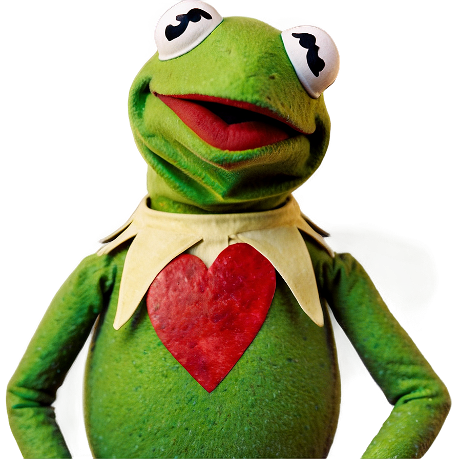 Kermit With Heart Png Nlc4