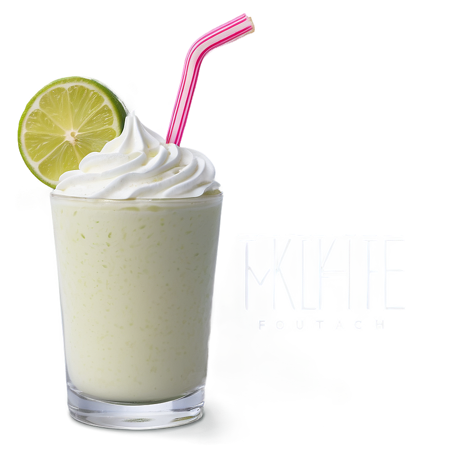 Key Lime Milkshake Png 75