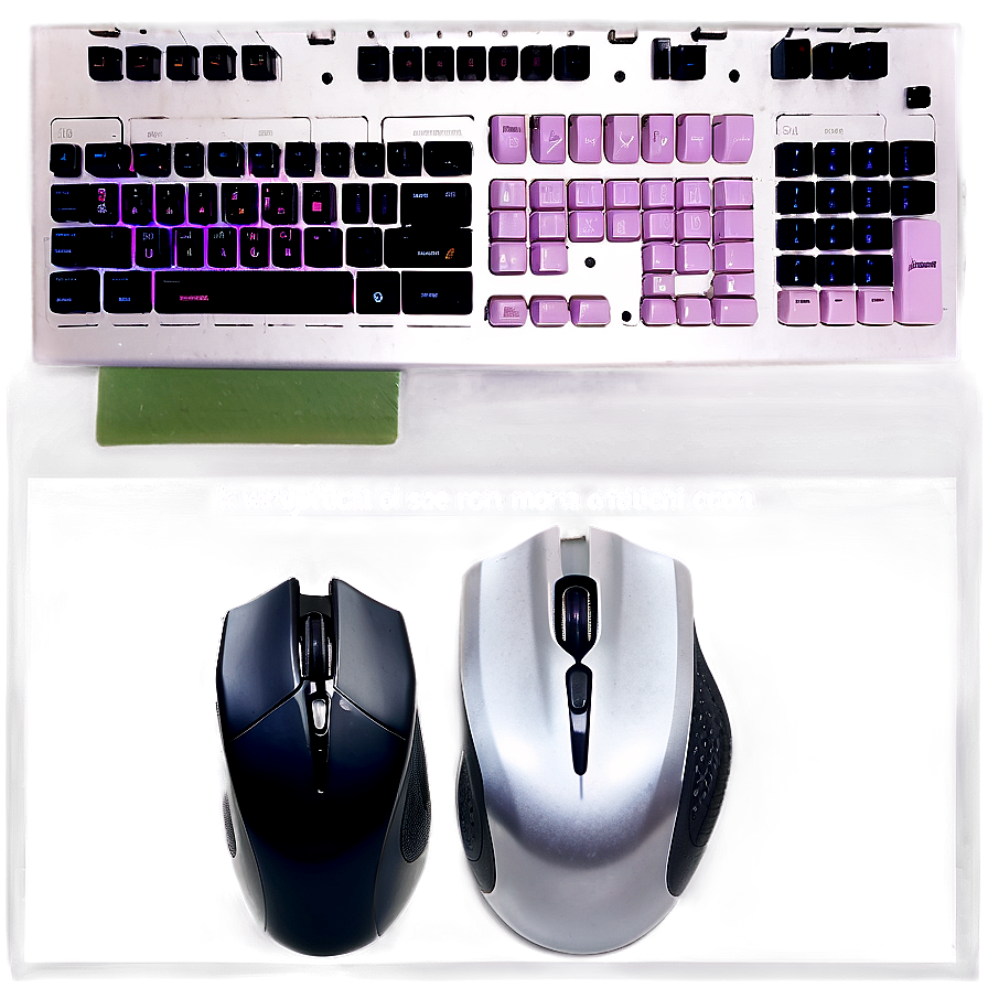 Keyboard And Mouse With Wrist Support Png Rss36