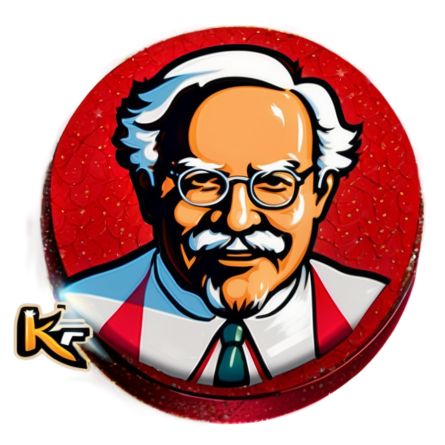 Kfc Logo With Glitter Png Jws