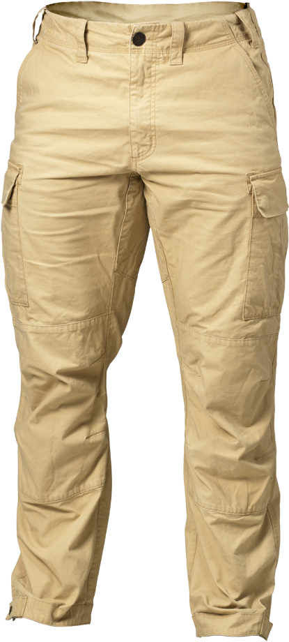 Khaki Cargo Pants Isolated