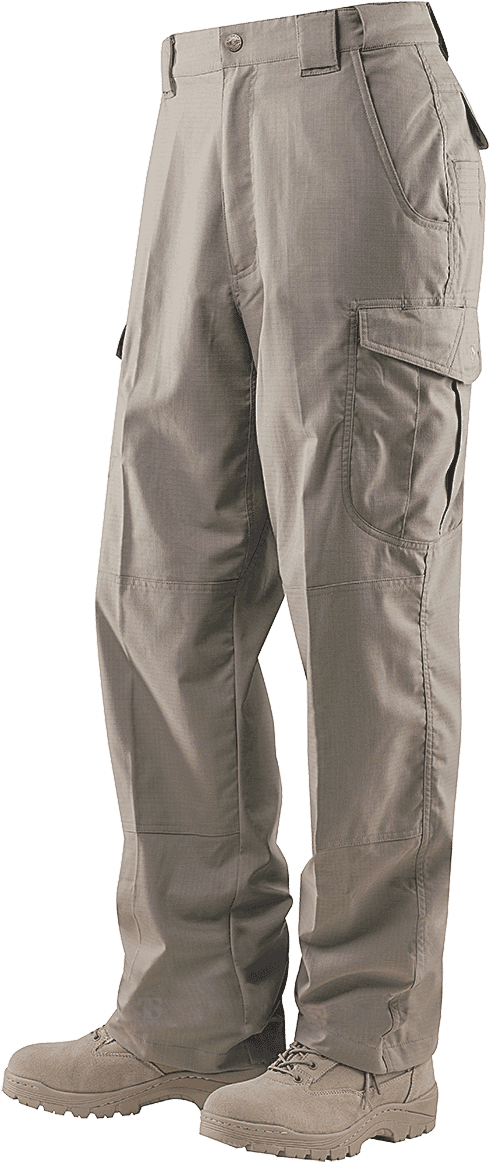 Khaki Cargo Pants Standing