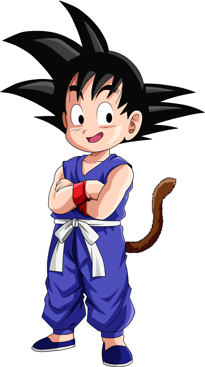 Kid Goku Confident Pose