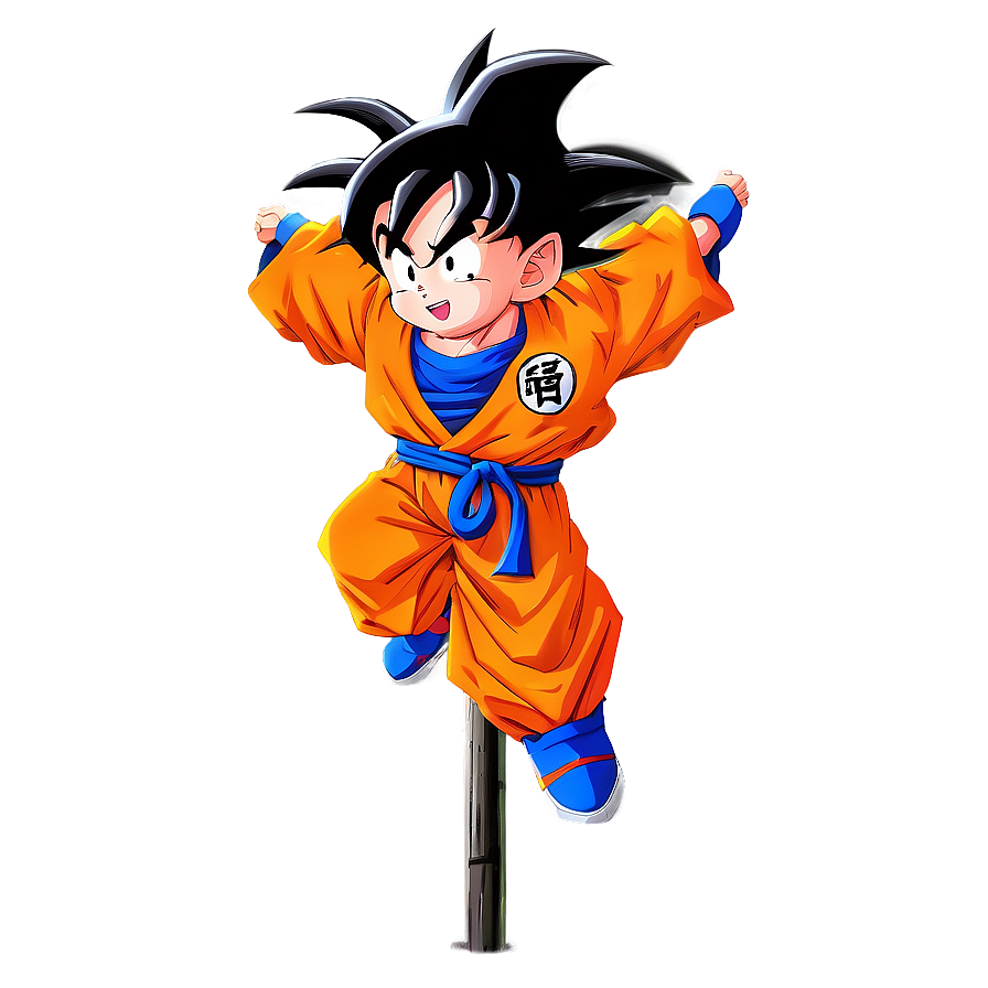 Kid Goku Power Pole Png Fjn52