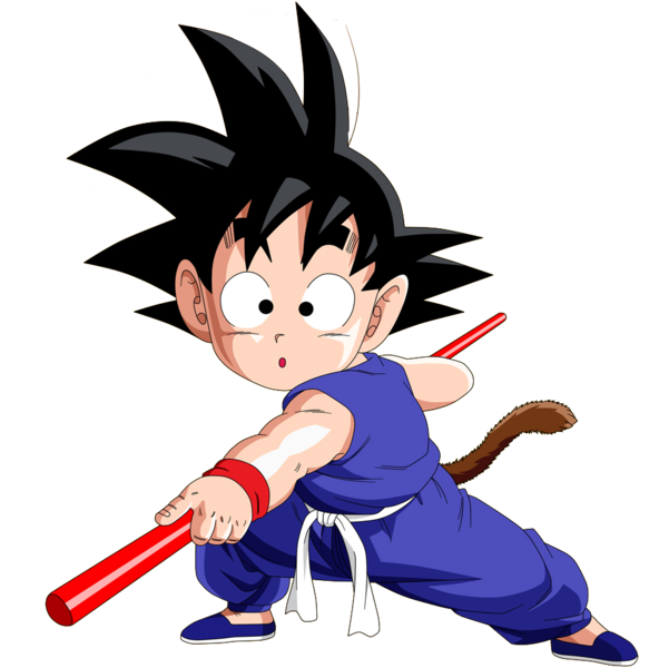 Kid Goku Readyfor Action