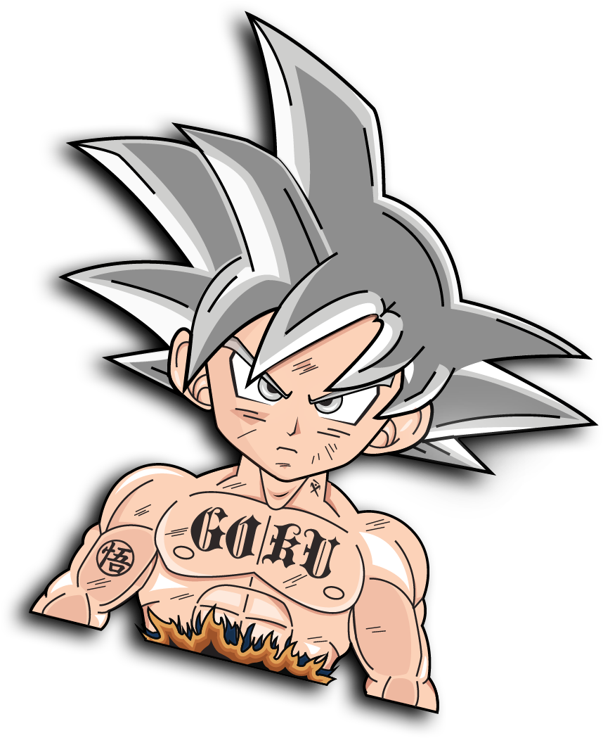 Kid Goku Tattooed Attitude