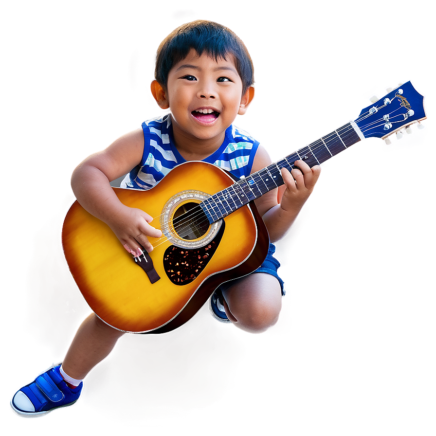 Kid Playing Guitar Png Nkf84