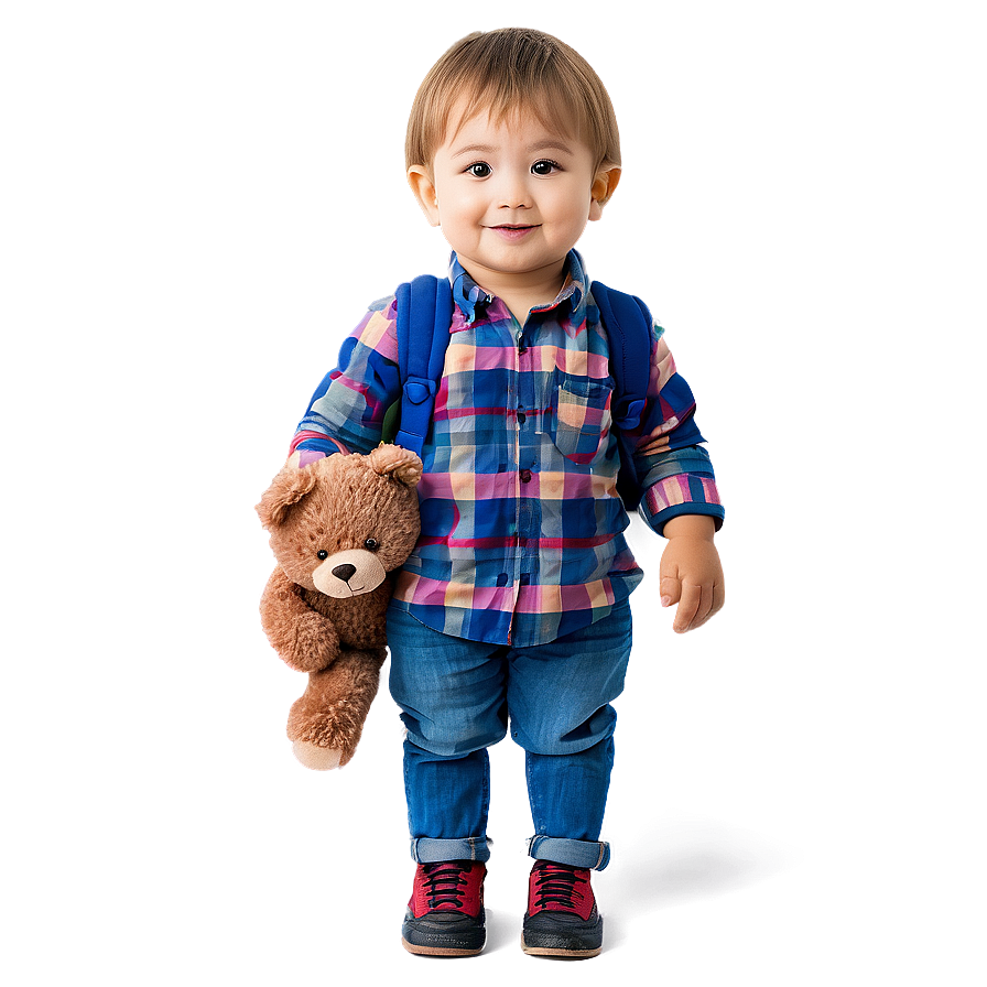 Kid With Teddy Bear Png Ndj