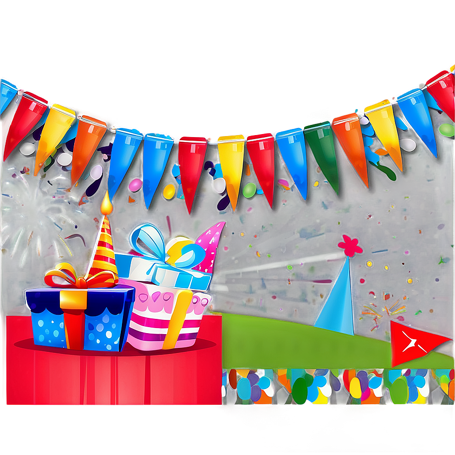 Kids Birthday Party Banner Png Xnc