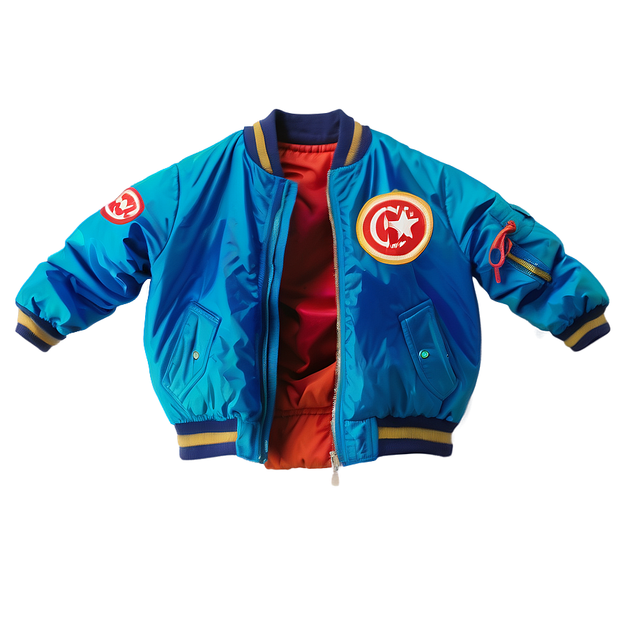 Kids Bomber Jacket Fun Png 06282024