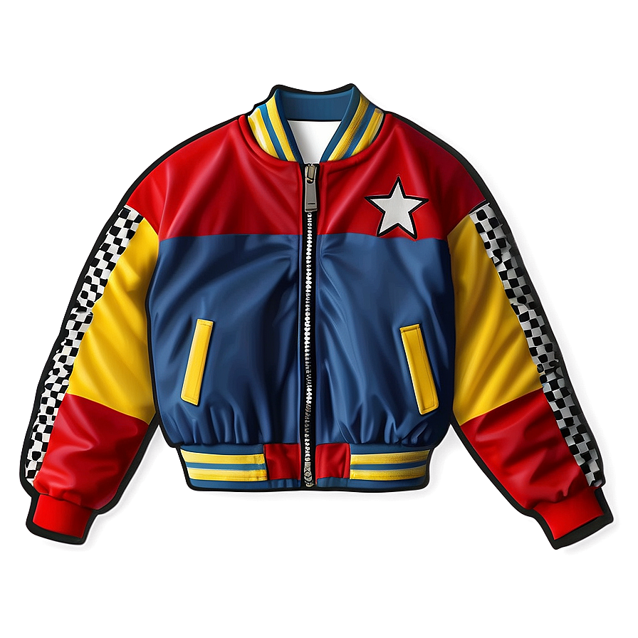 Kids Cartoon Bomber Jacket Png Wsn15