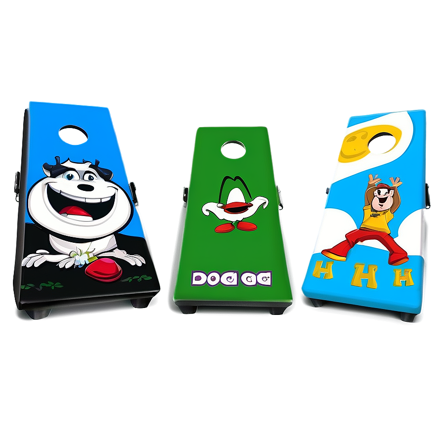 Kids Cartoon Cornhole Bag Png 53