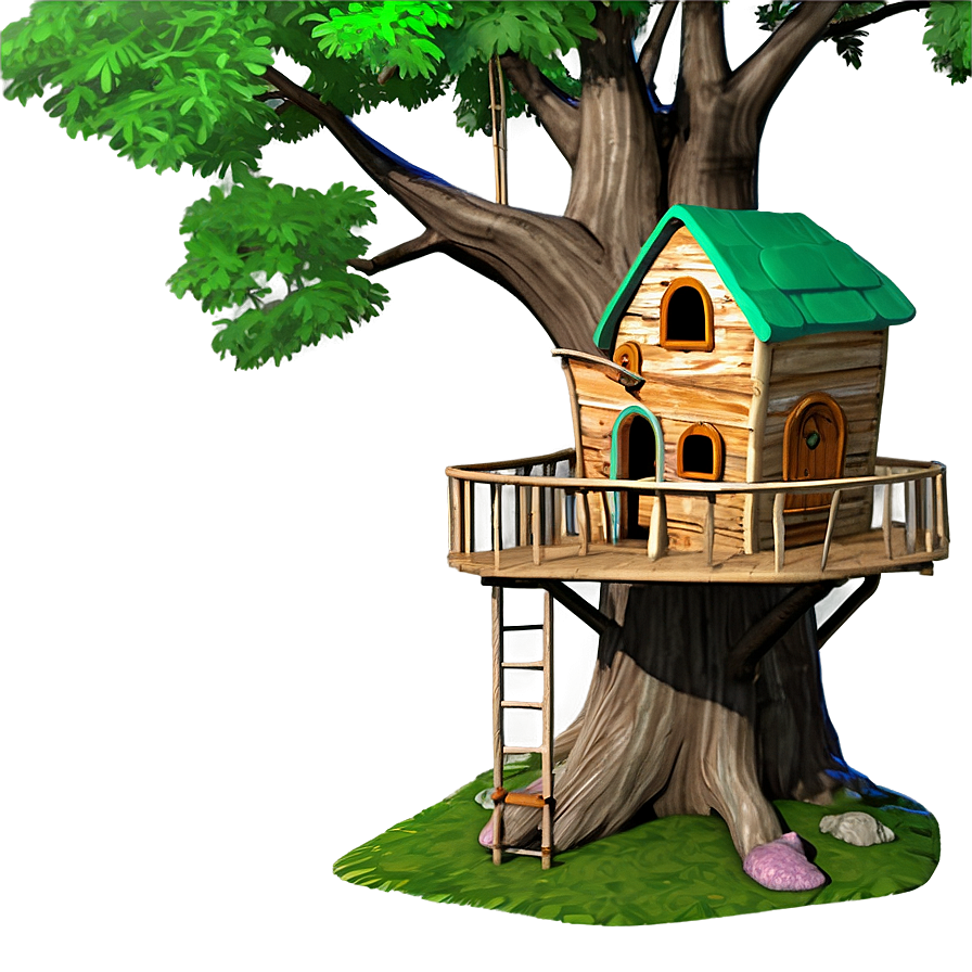 Kids Fantasy Treehouse Png Qqs2