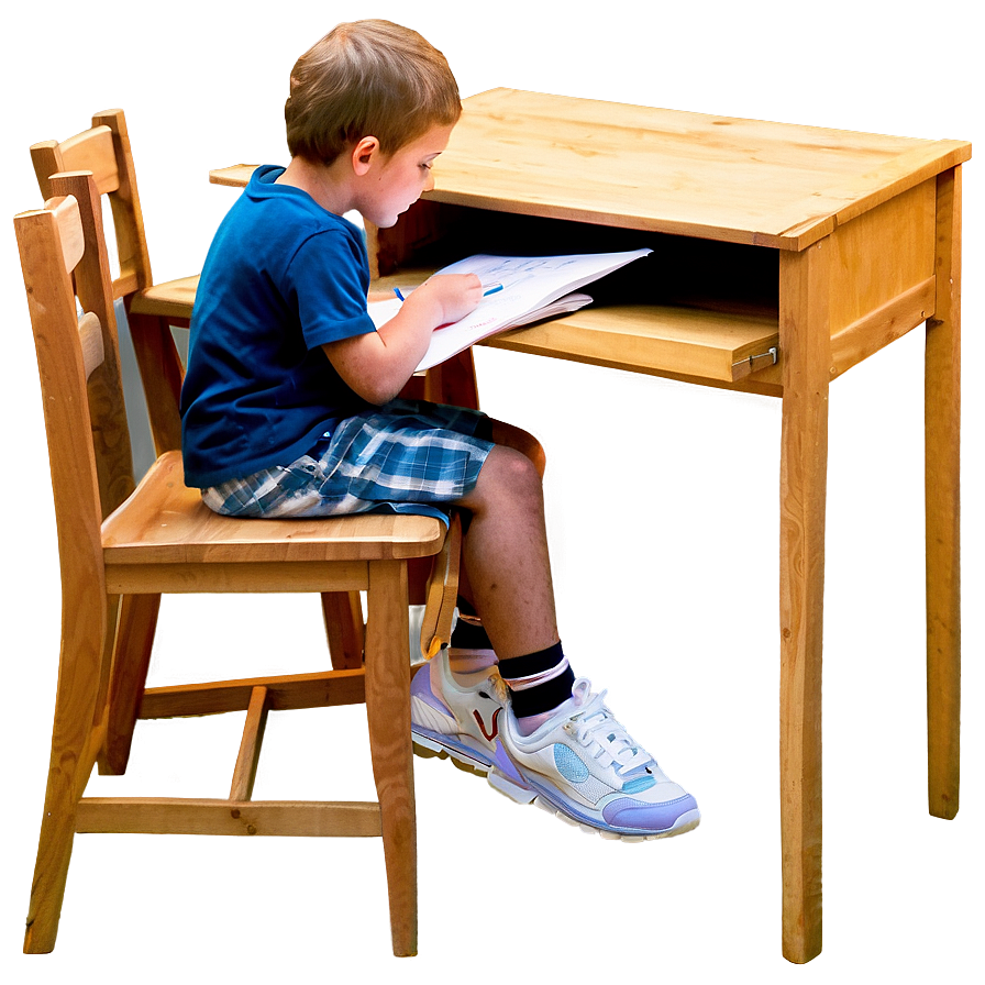 Kids Homework Desk Png 05042024