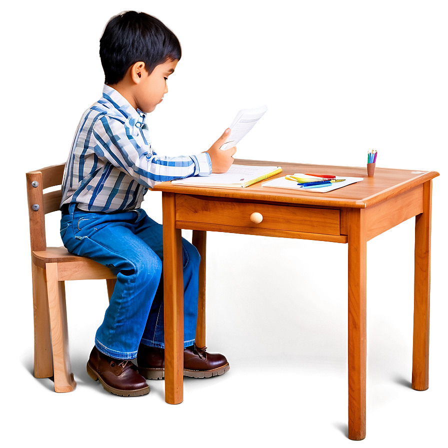 Kids Homework Desk Png Jji