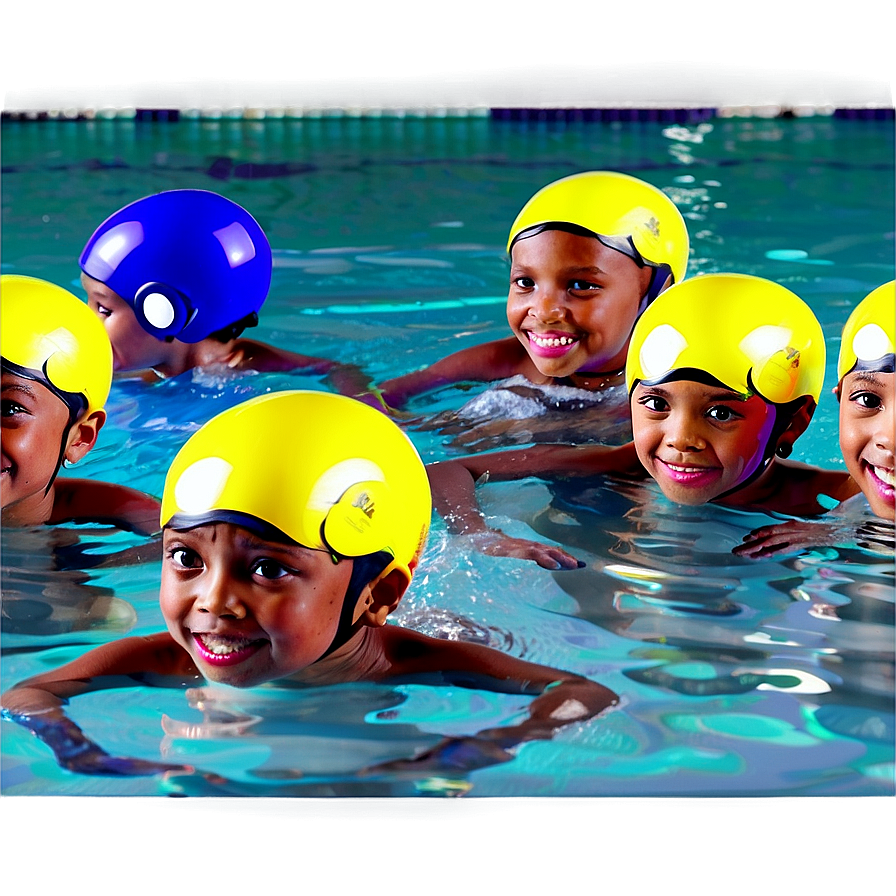 Kids Learning To Swim Png 92