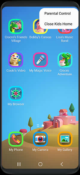 Kids Mode Interface Smartphone